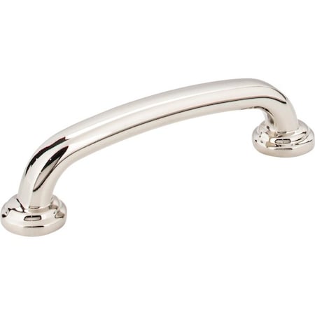 Jeffrey Alexander 96 mm Center-to-Center Polished Nickel Bremen 1 Cabinet Pull 527NI